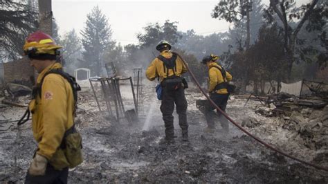 Wildfires Destroy Hundreds Of California Homes Bbc News