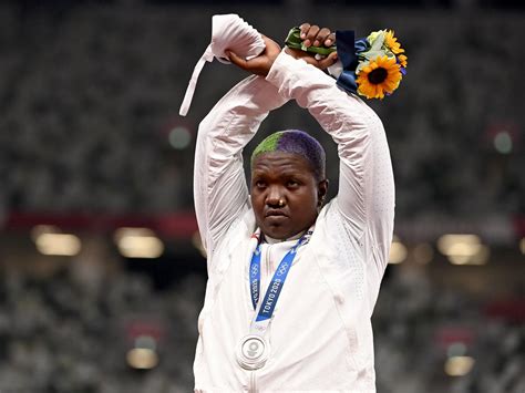 A Us Athlete Defies Olympic Podium Protest Ban Under Threat Of