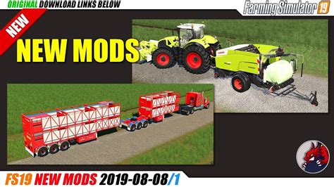 Fs19 New Mods 2019 08 081 Review Youtube