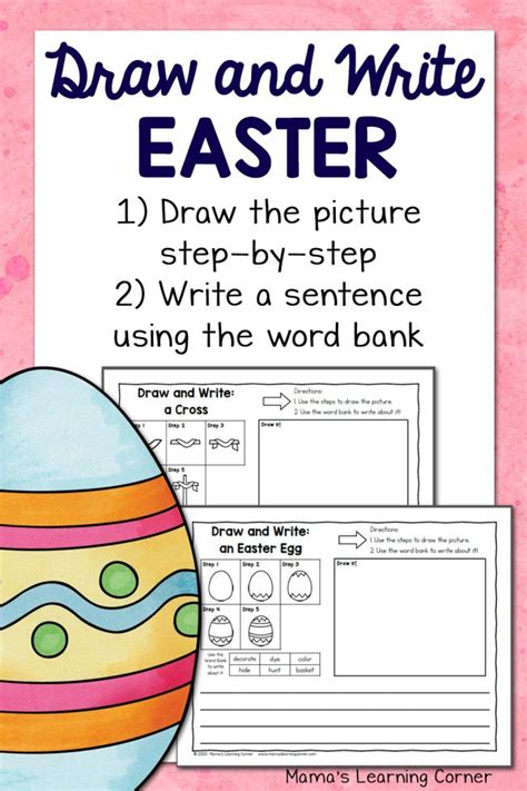 For many people, easter marks the official start of spring. Easter Directed Draw and Write Worksheets - Mamas Learning ...