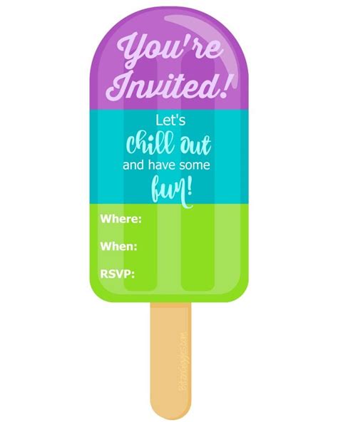Summer Popsicle Party With Printables Popsicle Party Summer Party