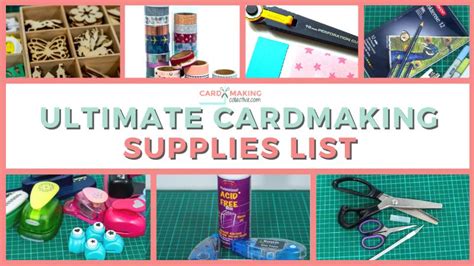 11 Best Card Making Supplies Ultimate List For Card Making