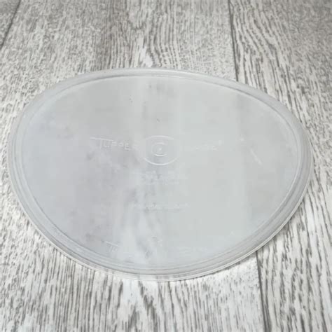 Vtg Tupperware Sheer White Round Y Tab Replacement Flat Lid Seal Picclick
