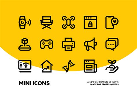 Mini Icons Pack By Ramy Wafaa On Dribbble