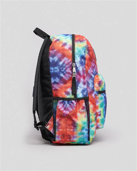 Jansport Cross Town Backpack In Redmulti Hippie Days Fast Shipping