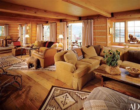 How To Elegantly Style A Log Home Log Cabin Interior Cozy Cabin