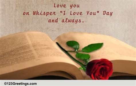 Whisper I Love You Day Cards Free Whisper I Love You Day Wishes