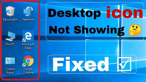 Desktop Icons Not Showing Windows 10 Dual Monitor Lik