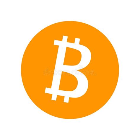 Bitcoin Icon Symbol In Flat Design Stock Vector Illustration Of