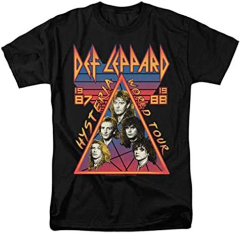 Def Leppard Hysteria Tour 80s Rock Music T Shirt Etsy