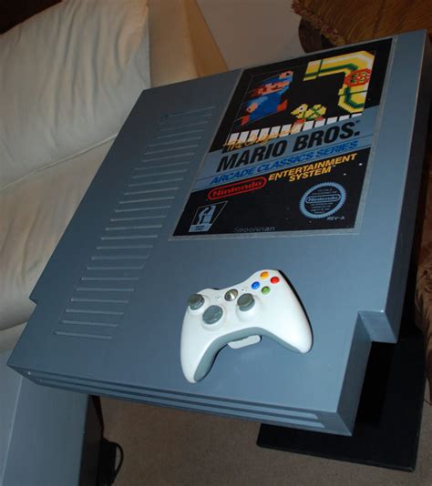 1 quart of custom grey from paint store. NES Coffee Table and Cartridge End Tables