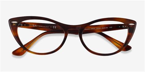 ray ban nina cat eye tortoise frame glasses for women eyebuydirect eyebuydirect ray bans