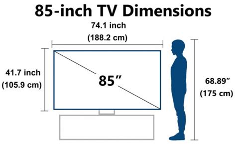 85 Inch Tv Dimensions How Big Is It