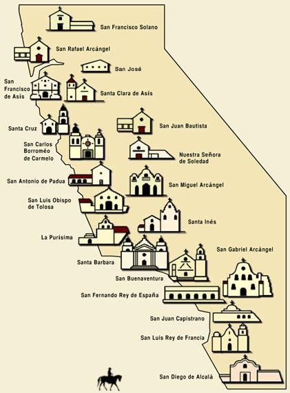 Mission Map 421×570 California Missions Mission Projects