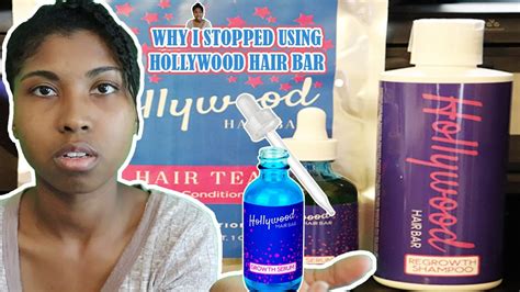 This is the first video in a series of hair videos as i work to get my hair back to healthy. No More Hollywood Hair Bar Growth Serum For Now... - YouTube