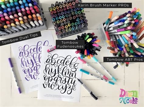 Your own handwriting can also become an important design tool. The Best Markers for Hand Lettering in 2020 | Hand ...