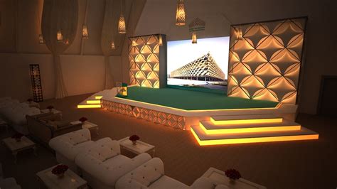Event Stages On Behance Stage Set Design Event Stage Corporate