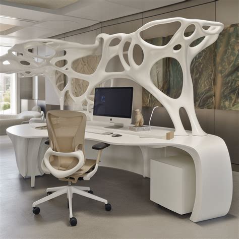 Futuristic Desk Design On Behance