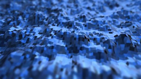 Blue Live Wallpaper 🔷 3d Geometry Mountains 🔷 Aavfx 4k