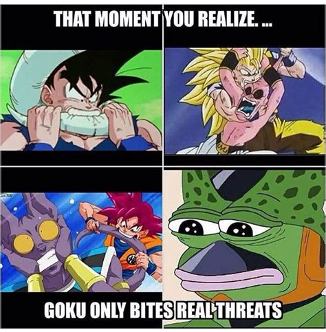 Find the newest cell dragon ball meme. Cell Feels Left Out.. :-/ #cellgames | Dbz memes, Dbz funny, Anime dragon ball