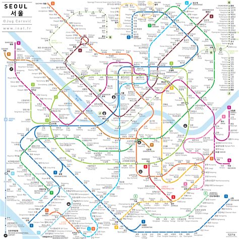 Upgraded Seoul Subwaymetro Map My Korea Trip