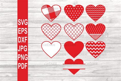Download Valentine SVG | Hearts bundle svg | Valentine heart bundle (413543) | Cut Files | Design Bundles