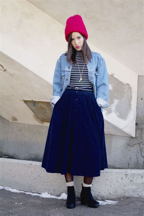 Styling The Vintage Midi Skirt Midi Skirt Fashion Style