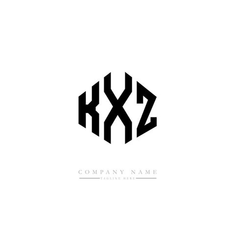 Kxz Letter Logo Design With Polygon Shape Kxz Polygon And Cube Shape Logo Design Kxz Hexagon