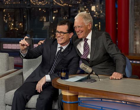 David Letterman Wishes Stephen Colbert Good Luck In Late Show Finale Time