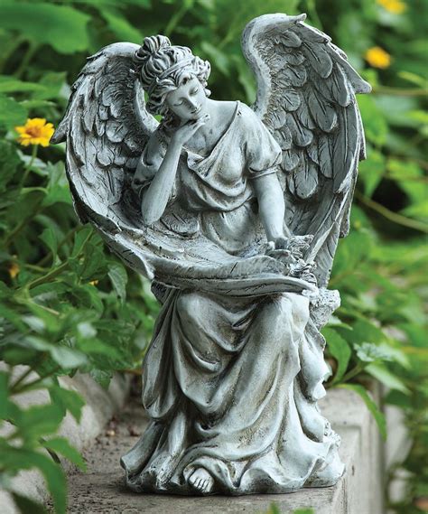 Another Great Find On Zulily Angel In Thought Garden Statue By Roman