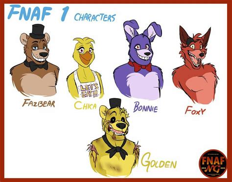 Nombres De Los Animatronicos Fnaf Drawings Fnaf Characters Anime Fnaf