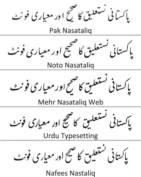 Big Urdu Fonts Guidelearn