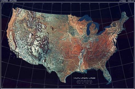 United States From Space Infographics And Geekery Pinterest