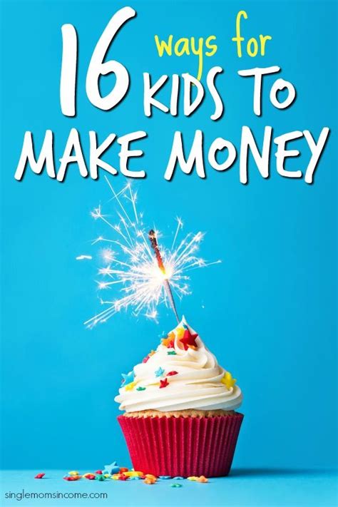 A Cupcake With Sparklers On Top And The Words 16 Ways For Kids To Make