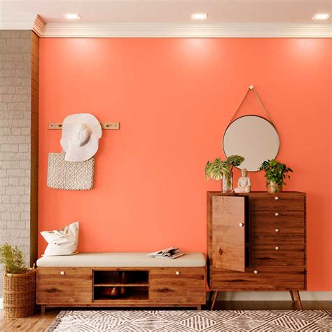 Tropical Peach 8022 House Wall Painting Colour Asian Paints