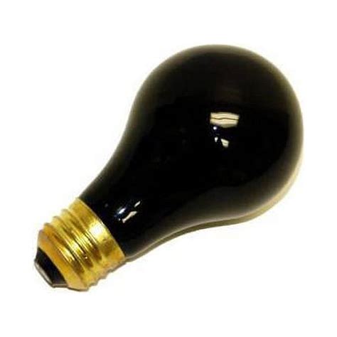 Ge Lighting 25905 60 Watt A19 Light Bulb With Medium Base Black 1