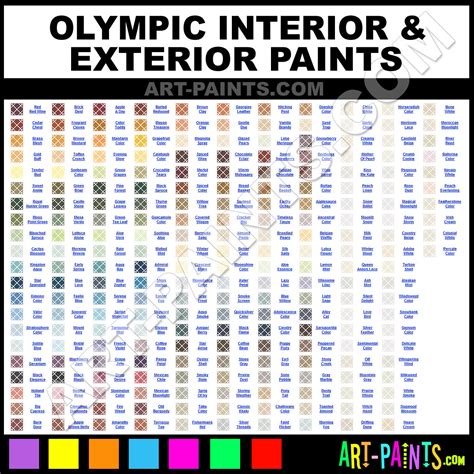 Olympic Paint Colors Effy Moom