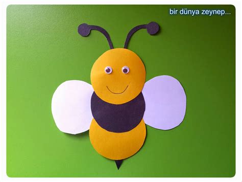 Circle Bee Craft Crafts And Worksheets For Preschooltoddler And