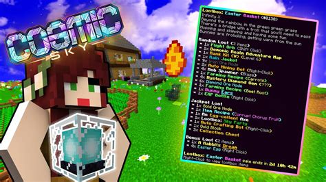 Brand New Easter Update Minecraft Cosmic Sky Part 26 Youtube