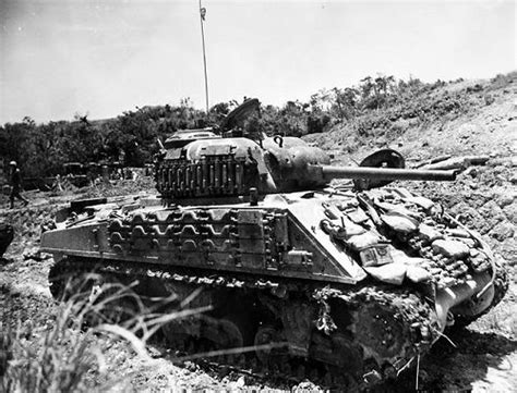 Photo Of Usmc Sherman On Iwo Jima Marine Tank Tank World Of Tanks
