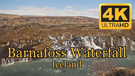 Barnafoss Waterfall Iceland Youtube