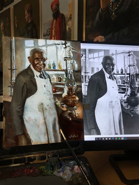 I Oil Painted George Washington Carver A Hero Of Agricultural Science