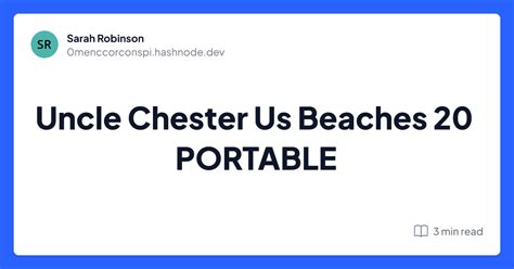 Uncle Chester Us Beaches 20 Portable