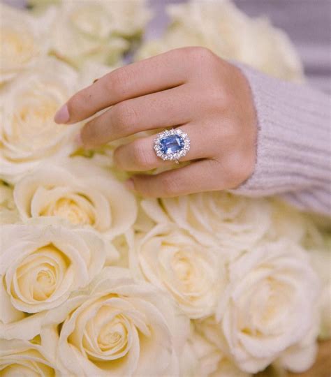 The Pale Blue Sapphire Ring Couldnt Be A More Perfect “something