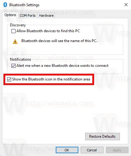 Jak Dodać Lub Usunąć Ikonę Paska Zadań Bluetooth W Systemie Windows 10