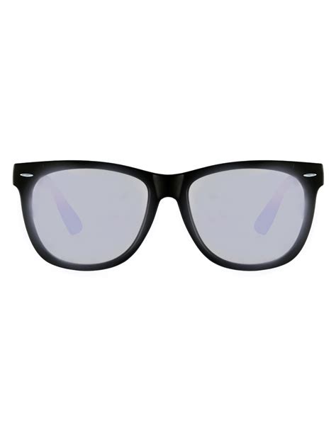 Asos Asos Large Wayfarer Sunglasses In Black For Men Lyst