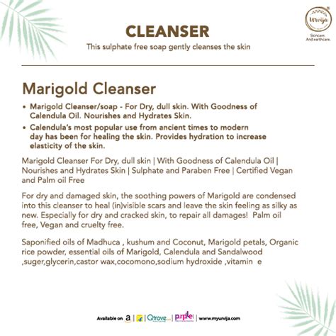 Marigold Cleanser Urvija