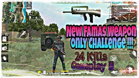 Free fire battlegrounds brings the survival battle royale mayhem to mobile devices! 24 KILLS NEW FAMAS WEAPON ONLY CHALLENGE GAMEPLAY !!! Free ...