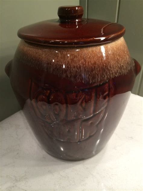 Mccoy Brown Drip Cookie Jar By Thepotteryshoppe On Etsy Cookie Jars