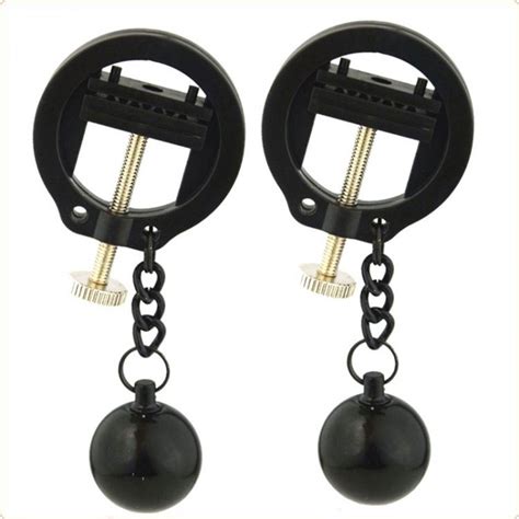 Weighted Orbs Torture Nipples Clamps Lingerie Inc